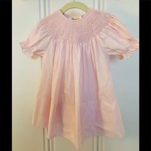Vintage Smocked Trapeze Dress